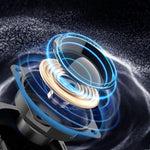 Close-up of the speaker driver inside Thor's hammer