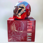 Iron Man MK5 helmet on its 1:1 Mark 5 retail box